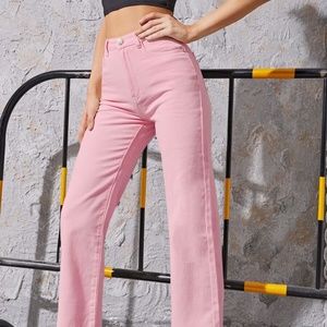 Pink Denim Mom-Jean from SHEIN